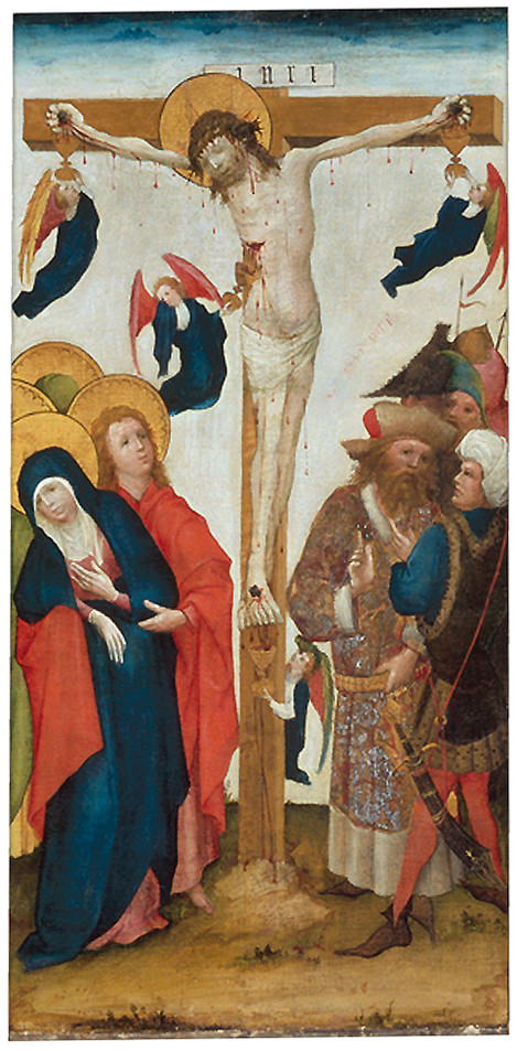 Master of the Stations of the Passion (active in Cologne, c. 1415 – c. 1440): Christ’s Life and Suffering in 31 Pictures, c. 1430–1435. Canvas, 121 x 399 cm (frame size). Collection of Ferdinand Franz Wallraf. WRM 0090. Photo: Rheinisches Bildarchiv Köln