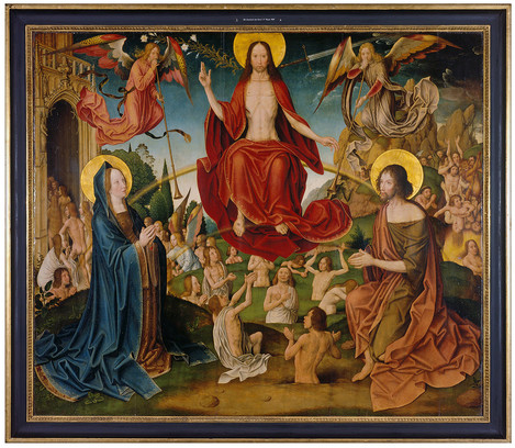 Master of St Severin and workshop (active in Cologne, c. 1480 - 1515/1520): The Last Judgement, c. 1488. Oak, 146 x 166.5 cm. Acquired in 1829 as a gift from Johann Peter Weyer. WRM 0183. Photo: Rheinisches Bildarchiv Köln