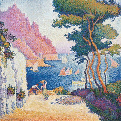 Paul Signac (Paris 1863 – 1935 Paris): Capo di Noli, 1898, Öl auf Leinwand. 93,5 x 75 cm. Fondation Corboud, WRM Dep. FC 682. Foto: Rheinisches Bildarchiv Köln