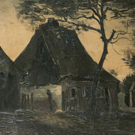 Vincent van Gogh (Groot Zundert 1853 – 1890 Auvers-sur-Oise): Bauernkate in Nuenen, 1885. Öl auf Leinwand über Holz, 35 x 47,2 cm. Fondation Corboud, WRM Dep. FC 665. Foto: Rheinisches Bildarchiv Köln