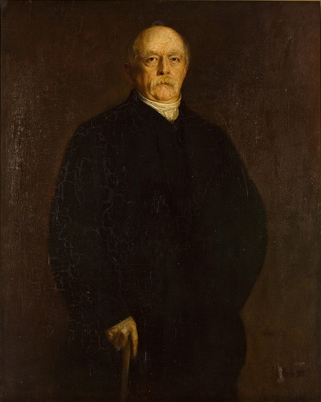 Franz von Lenbach (Schrobenhausen 1836 – 1904 Munich): Otto Fürst Bismarck, 1888. Oil on willow, 125 x 100 cm. Acquired in 1899 as a gift from the Museumsverein. WRM 1144. Photo: Rheinisches Bildarchiv Köln