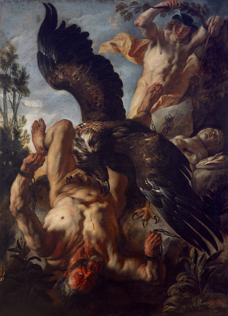 Jacob Jordaens (Antwerpen 1593 – 1678 Antwerpen), Der gefesselte Prometheus, um 1640, Leinwand, Erworben 1860, Wallraf-Richartz-Museum