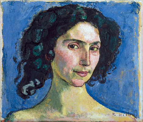 Ferdinand Hodler (Bern 1853 – 1918 Geneva): Portrait of Giulia Leonardi, 1910. Oil on canvas, 34.5 x 40 cm. Acquired in 1911 as a gift from Mr Louis Lehmann, Cologne. WRM 1210. Photo: Rheinisches Bildarchiv Köln