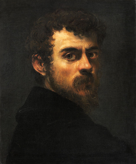 Jacopo Tintoretto, Selbstporträt, um 1547, Öl auf Leinwand, Philadelphia Museum of Art