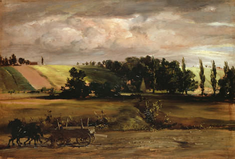 Adolf Menzel (Wroclaw 1815 – 1905 Berlin): Storm on Tempelhofer Berg, 1846. Oil on card, 31 x 47 cm. Acquired in 1914 as a gift from the Museumsverein. WRM 1126. Photo: Rheinisches Bildarchiv Köln