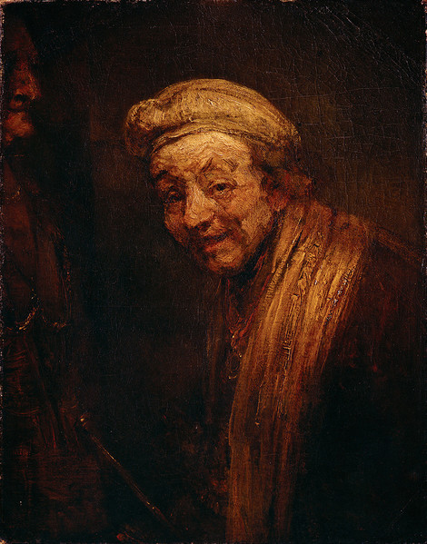 Rembrandt Harmensz. van Rijn (Leiden 1606 – 1669 Amsterdam): Selbstbildnis, um 1668, Öl auf Leinwand, 82,5 x 65 cm. Erworben 1936 mit der Sammlung Carstanjen. Inv. Nr. WRM 2526. Foto: Rheinisches Bildarchiv Köln