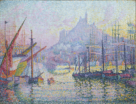 Paul Signac, Notre-Dame de la Garde („Die gute Mutter“), Marseille, 1905/06, Öl/Lwd., 88,9 x 116,2 cm