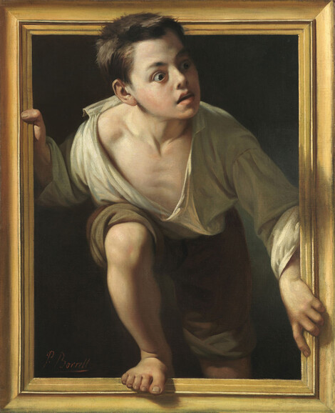 Pere Borrell del Caso, Flucht vor der Kritik, 1874, Öl auf Leinwand, Banco de España Collection, Madrid, © Foto: Banco de España, Madrid