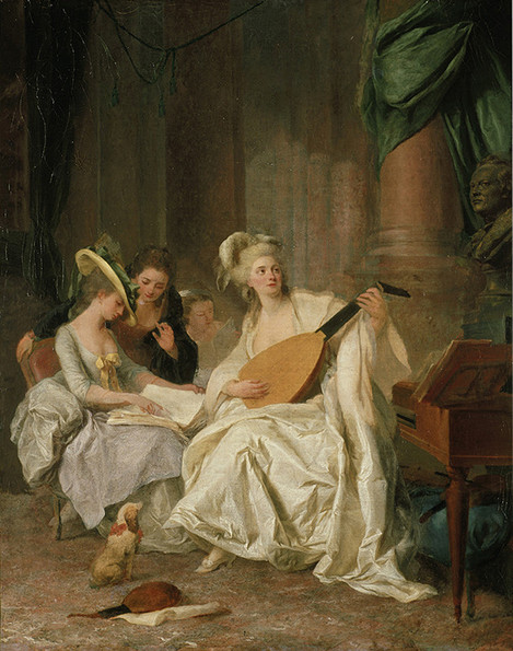 Johann Anton de Peters (Cologne 1725 – 1795 Cologne): Homage to Gluck, c. 1775. Oil on canvas, 75 x 58.5 cm. Collection of Ferdinand Franz Wallraf. WRM 1080. Photo: Rheinisches Bildarchiv