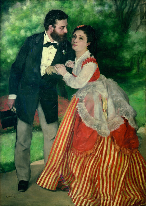 Auguste Renoir, Ein Paar im Grünen, um 1868, Öl auf Leinwand, Wallraf-Richartz-Museum & Fondation Corboud, Köln, Foto: Rheinisches Bildarchiv, Köln