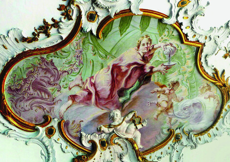Joseph Ignatz Appiani (1701–1786), Allegorie der Temperantia im Refektorium des Prämonstratenserklosters Obermarchtal, 1750–1754, Foto: Michael Venator