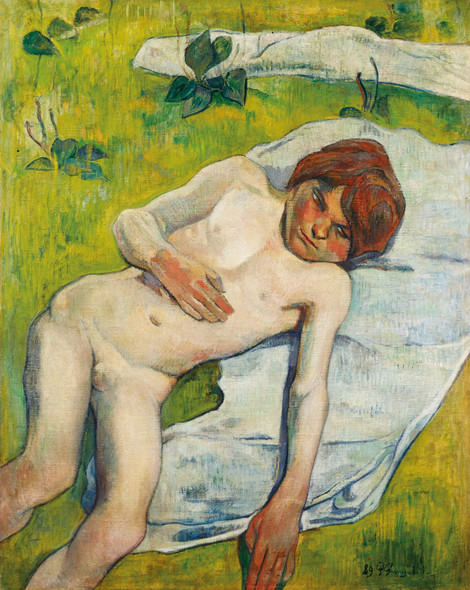 Paul Gauguin, Bretonischer Junge, 1889, Öl auf Leinwand, Wallraf-Richartz-Museum & Fondation Corboud, Köln, Foto: © Rheinisches Bildarchiv, Köln