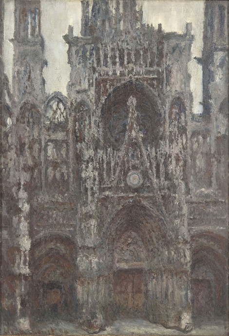Claude Monet, Die Kathedrale von Rouen. Das Portal von vorne gesehen, 1892, Öl auf Leinwand, 107 x 74 cm, Musée d´Orsay, Paris