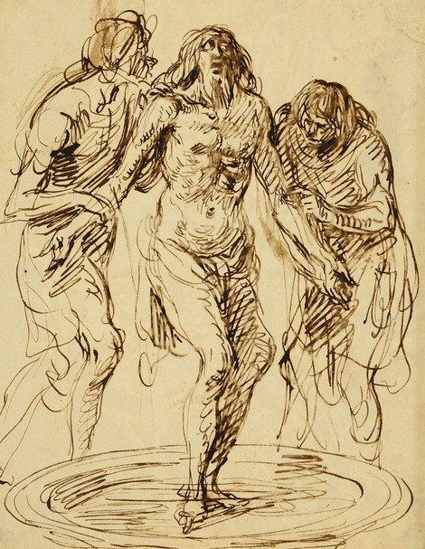 Jacques de Gheyn (Antwerpen 1565 – 1629 Den Haag), Der Tod des Lucius Annaeus Seneca, um 1620, Graphische Sammlung, Wallraf-Richartz-Museum