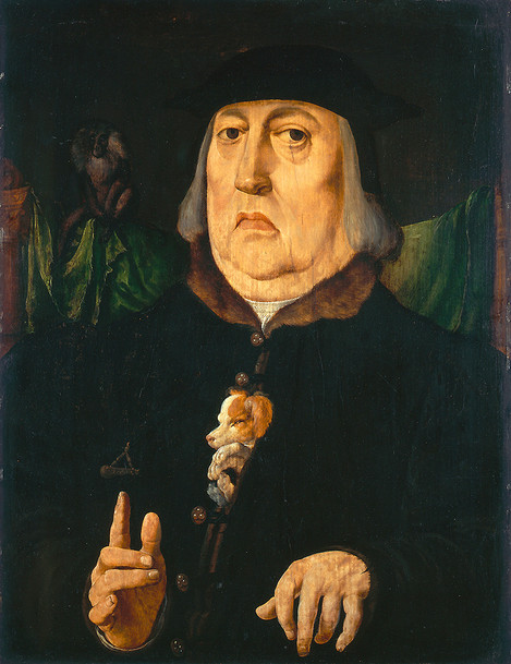 Jan Cornelisz.Vermeyen (Beverwijk um 1500 – 1559 Brüssel): Bildnis eines Mannes (Herman van Gouda?), (o.J.). Eichenholz, 46 x 35 cm. Sammlung Ferdinand Franz Wallraf. WRM 0482. Foto: Rheinisches Bildarchiv Köln