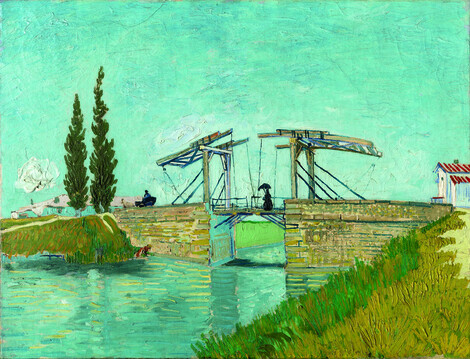 Vincent van Gogh, Die Zugbrücke, 1888, Öl auf Leinwand, Wallraf-Richartz-Museum & Fondation Corboud, Köln, Foto: Rheinisches Bildarchiv, Köln