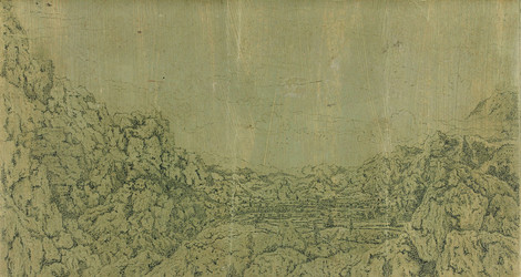 Hercules Segers, Weite Landschaft, undatiert, Farbradierung, ­Wallraf-Richartz-Museum & Fondation Corboud