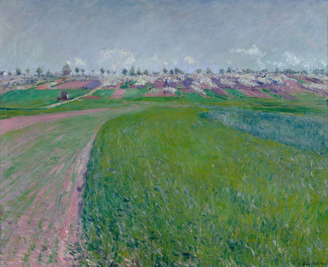 Gustave Caillebotte (Paris 1848 – 1894 Gennevilliers): Hill near Colombes, 1884. Oil on canvas, 60.2 x 73.3 cm. Fondation Corboud, WRM Dep. FC 727. Photo: Rheinisches Bildarchiv
