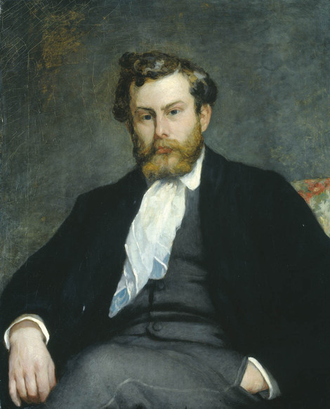 Auguste Renoir, Porträt Alfred Sisley, 1864, Öl auf Leinwand, Stiftung Sammlung E.G. Bührle, Zürich, Foto: SIK-ISEA, J. P. Kuhn