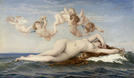 Alexandre Cabanel, Geburt der Venus, 1863, Öl auf Leinwand, Musée d`Orsay, Paris, © Foto: bpk | RMN - Grand Palais | Hervé Lewandow