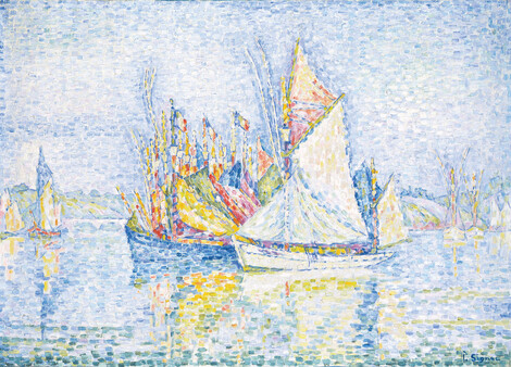 Paul Signac (1863–1935), Der Hafen von Concarneau, 1933, WRM & FC, Köln