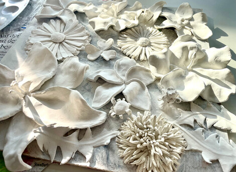 "I`d rather wear flowers in my hair then diamond around my neck", Werk von Johanna Jentsch, Projektkurs Kunst des Elisabeth-von-Thüringen-Gymnasium, Foto: Björn Föll 2026