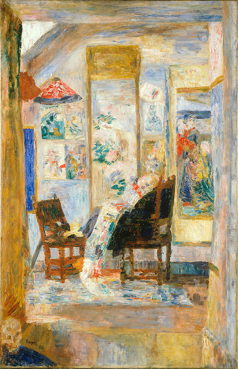 James Ensor (Ostend 1860 – 1949 Ostend): Skeleton Studying Chinoiseries, 1885. Oil on canvas, 99.5 x 64.5 cm. Acquired in 1946 as a gift from Dr. Josef Haubrich, Cologne. WRM 2741. Photo: Rheinisches Bildarchiv Köln