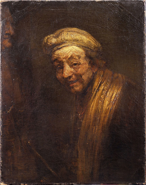 Rembrandt (Harmensz. van Rijn, 1606 – 1669), Selbstbildnis als Zeuxis, 1662/63, Köln, Wallraf-Richartz-Museum & Fondation Corboud, WRM 2526, Foto: RBA Köln