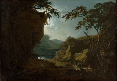 Joseph Wright of Derby (Derby 1734 - 1797 Derby): Dovedale in Moonlight, c. 1785. Oil on canvas, 46 x 66 cm. Acquired in 2008. WRM 3648. Photo: Rheinisches Bildarchiv