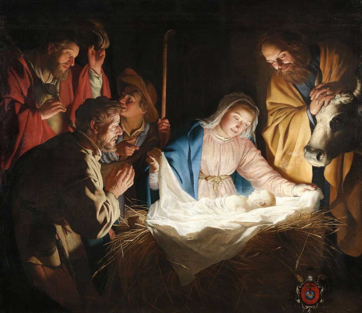 ملف:Adoration_of_the_shepherds,_by_Gerard_van_Honthorst.jpg - Wikiwand