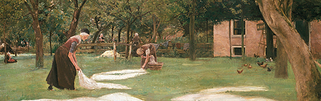 Max Liebermann: The Bleaching Ground, 1882