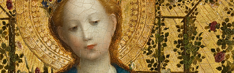 Stefan Lochner: Die Muttergottes in der Rosenlaube, um 1440 – 1442