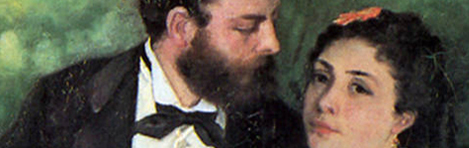 August Renoir: Das Paar (Les fiancès), um 1868